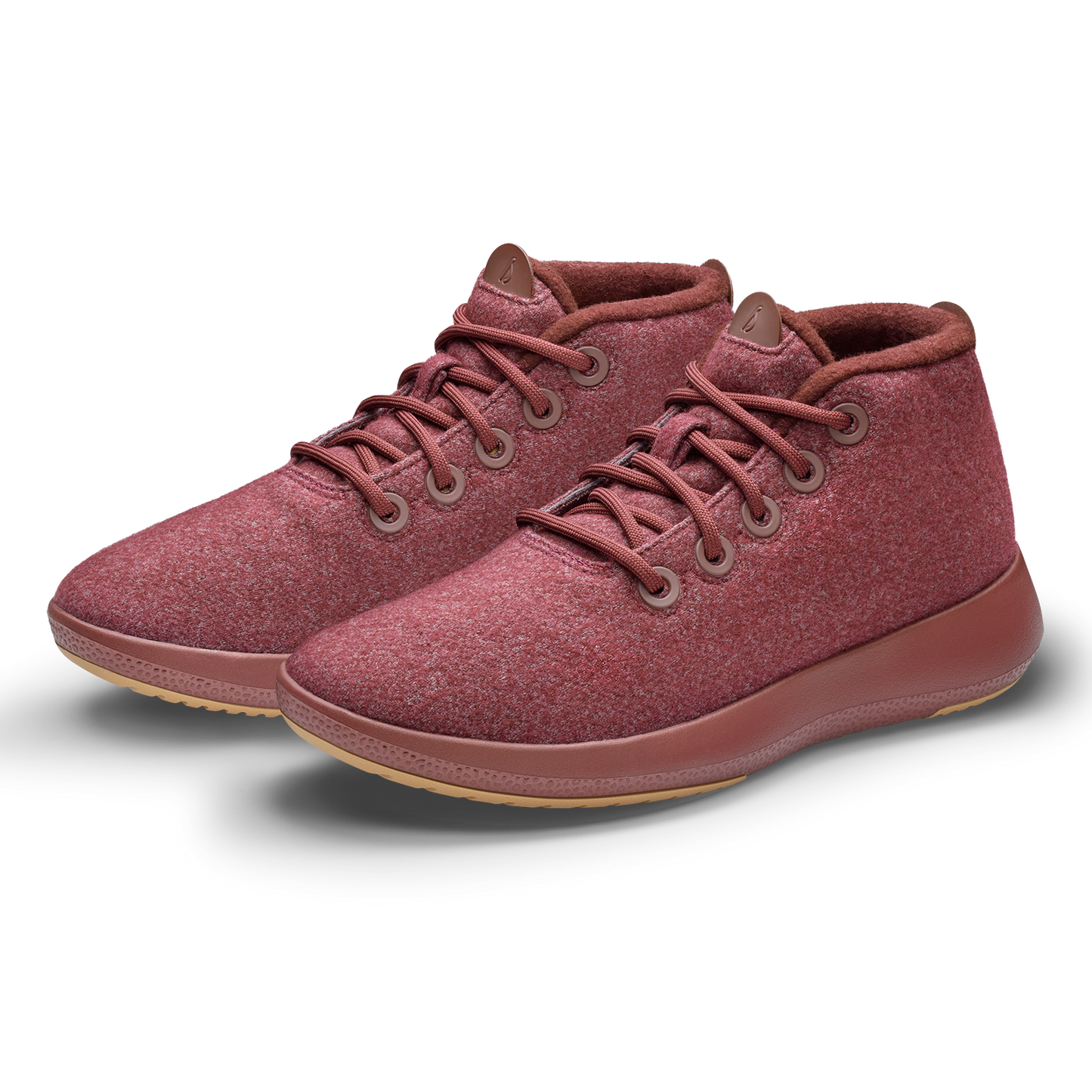 Men's Wool Runner-up Mizzles - Botanic Red (Botanic Red Sole)