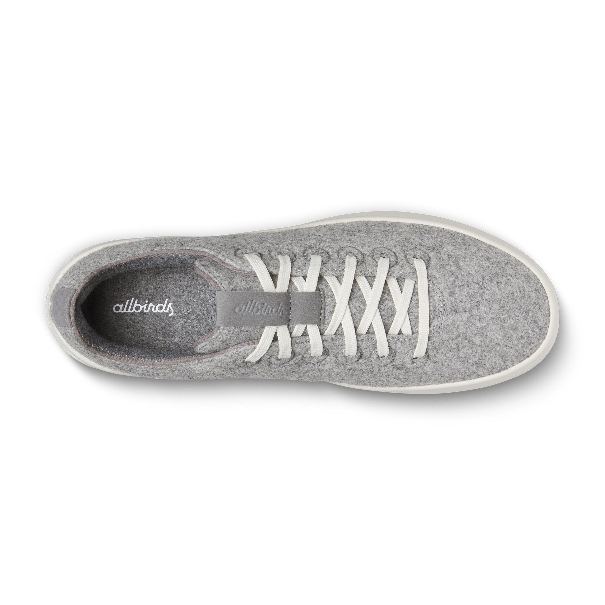 Men's Wool Cruiser - Light Grey (Natural White Sole)