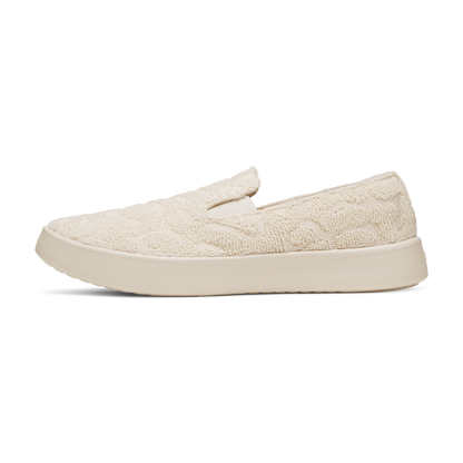Women's Cruiser Slip On Terry - Warm White (Warm White Sole)