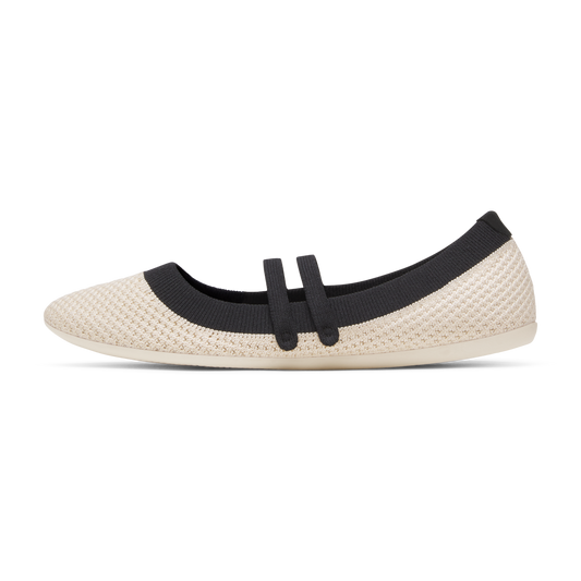 Women's Breezer Mary Jane - Warm White/Natural Black (Warm White Sole)