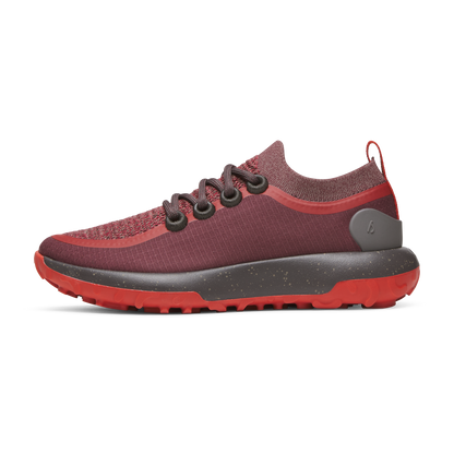Women's Trail Runners - Deep Red (Dark Anthracite Sole)