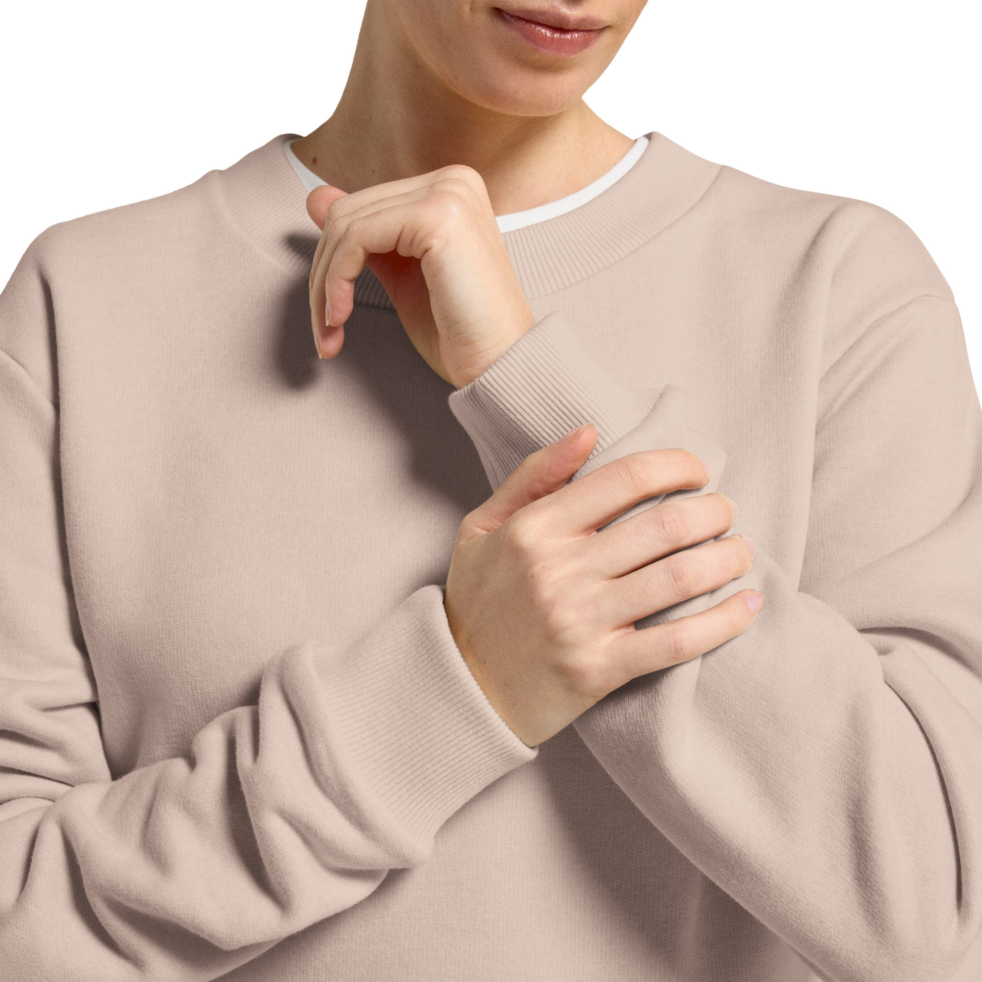 Women's Merino Blend Sweatshirt - Mushroom